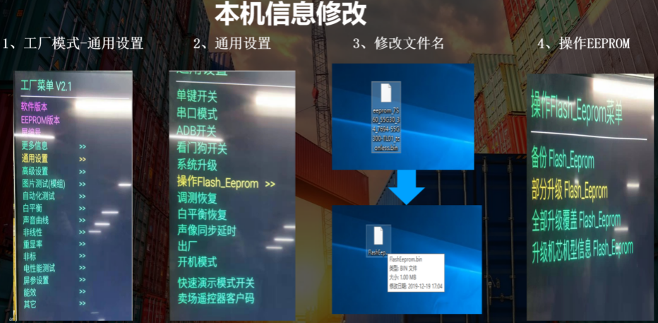 创维彩电本机信息修改图示
